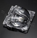 Soczewka do diod LED high power; kąt rozsyłu: asymetryczny ; ilość diod: 1; rozmiar: 25x25mm; wysokość: 8.2mm; rodzaj materiału: PMMA; sposób mocowania: taśma; kołek; śruby