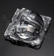 Lens for LED high power; angle: asymmetric; Number of LEDs: 1; Dimensions: 25x25mm; Height: 8.2mm; meterial: PMMA; Fastening: tape; pin; screw