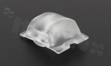 Soczewka do diod LED high power; kąt rozsyłu: asymetryczny ; ilość diod: 1; rozmiar: 20x16mm; wysokość: 8.2mm; rodzaj materiału: PMMA; sposób mocowania: klej; kołek; śruby