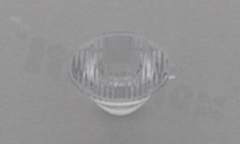 Lens for LED high power; mid power; angle: oval 47 x 11 degrees ; Number of LEDs: 1; Dimensions: round 20mm; Height: 9.6mm; material: PC; Fastening: snaps