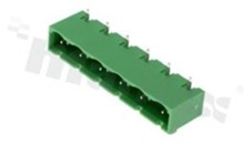 Listwa zaciskowa rozłączalna; w rastrze 7.50mm; 6-torowa; męska; kątowa; zabudowana; UL 300V/15A; TUV:400V/20A