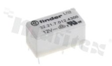 Electromagnetic relay; contact rating current 6A; coil voltage 12VDC; 1 make contact (1A); coil power 200mW; 6A/30VDC; 6A/230VAC