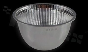 Reflector for CREE CXA15xx; CXA18XX LEDs, FWHM angle 38°, diameter 75mm, height 45mm, compatible holder HOLDER-L-SUSB2-M2