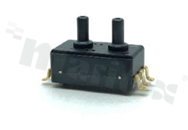 Differential pressure sensor (positive); range: 1 MPa; accuracy: +-1.5%; working temp.: -10+105 st.C; non-digitally amplified analog output; supply: 5.0 VDC; SMD; tray