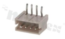 Header for PCB; pitch 1.50mm; 4-contacts; THT; male; side entry; 50V/1A