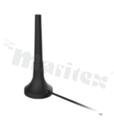Antenna; stick straight; 5G; 600-6000MHz; 6.5dBi; VSWR<4.1; linear; omni-directional; RG174LL; 1m; SMA; magnetic; fi30x82.2mm; IP67