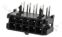 Złącze Kablowe do PCB; w rastrze 3.00mm; 8-stykowe [2x4]; montaż THT; męskie; poziome; dwurzędowe; 250V/5A