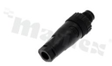 M-626SP-PM-R - 7-stykowe (6+PE), męski, prosty, 13A, 250V, kabel: 0.14-1.5mm2( AWG26-16), styki kupowane oddzielnie – zaciskane, kolor: czarno-niebieski, IP67
