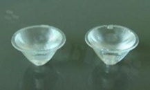 Soczewka do diod LED high power; kąt rozsyłu: 25 stopni FWHM; ilość diod: 1; rozmiar: okrąg 34.4mm; wysokość: 18.8mm; rodzaj materiału: PMMA; PC; sposób mocowania: klej