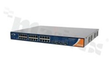 Switch przemysłowy PoE; Gigabit; zarządzalny; 24 porty 10/100/1000Base-T(X) RJ45 PoE i 4 porty 1000Base-X SFP; temp. pracy: -40+70 st.C; zasilanie 100...240VAC; montaż RACK; WYCOFANY Z PRODUKCJI