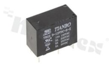 Electromagnetic relay; contact rating current 10A; coil voltage 12VDC; changeover contact (1C); 5A/30VDC; 5A/240VAC