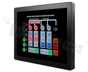 Bezwentylatorowy komputer panelowy 15.6"; pojemnościowy ekran dotykowy;Czterordzeniowy procesor IntelCeleron J1900 2.0 GHz; 1 HDMI; 1COM; 1 USB 3.0; 1 USB 2.0; 2 LAN; 1CF