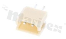 Złącze Kablowe do PCB; w rastrze 2.50mm; 2-stykowe; montaż THT; męskie; pionowe; 250V/3A