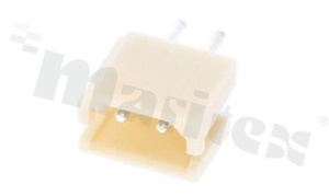 Header for PCB; pitch 2.50mm; 2-contacts; THT; male; top entry; 250V/3A