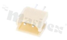 Header for PCB; pitch 2.50mm; 2-contacts; THT; male; top entry; 250V/3A