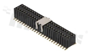 Pin Header; pitch 1.27mm; 2x25 pins; assembly: SMD; female; straight; double row