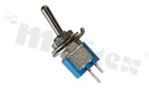 Przełącznik dźwigniowy; 2-pozycyjny; ON-OFF; 8.2 x 5.2mm; konektory SPST; dźwignia okrągła metalowa; 3A/125V