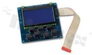 Rozszerzony moduł wyświetlacza do czujnika GASCARD NG, rozdzielczość 128 x 64, przyciski nawigacyjne