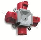 Przejście: rozgałęźnik; IP&S; IEC 60309; IP44