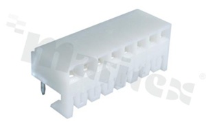 Złącze krawędziowe żeńskie; w rastrze 2.54mm; 3-stykowe; kątowe