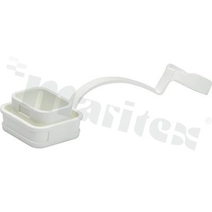 Protective cover for waterproof appliance coupler 4762; white; IP67/IP69K; protects contacts and connector housing from dirt and damage