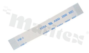 Flexible Flat Cable; 0.50mm pitch; 14-conductors; type C; L=60mm; U=30V; oper.temper. 80deg. C