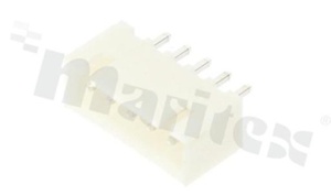Header for PCB; pitch 2.50mm; 5-contacts; THT; male; top entry; 250V/3A
