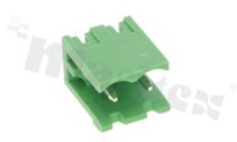 Pluggable terminal block; pitch 5.00mm; 2-ways; male; straight pin header; opened type; UL 300V/16A; TUV:320V/20A