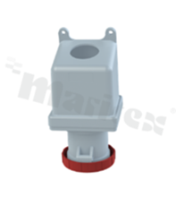 Connector power heavy duty power; 3P+N+E