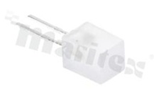 Dioda LED THT; 5x5mm; Czerwona 618-624nm; typ. 180mcd20mA; soczewka biała dyfuzyjna; 140 stopni; opakowanie: rolka 2000 szt