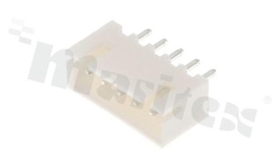 Header for PCB; pitch 2.50mm; 5-contacts; THT; male; top entry; 250V/3A