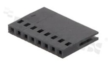 FPC Housing; pitch 2.54mm, 8 pins; female