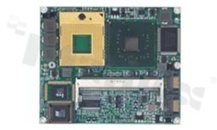 IntelCore2 Duo ETX V3.0 SoM with Intel 945GME + ICH7MChipset; 2 SATA-150; 1 PATA-100 supported; DualView; 24-bit single/dualChannel LVDS LCD supported; 4 PCI Bus master; ISA Bus supported