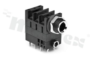 Connector: Jack 3.5mm + Jack 6.3mm; socket; female; ways: 3; THT