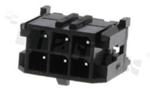 Złącze Kablowe do PCB; w rastrze 3.00mm; 6-stykowe [2x3]; montaż THT; męskie; pionowe; dwurzędowe; AWG#30-22; 250V/5A