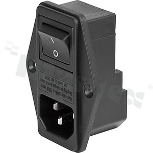Power Input Modules (PEM); 4304.6058; Quick Connect; 3; Flanges, Panel; Receptacle
