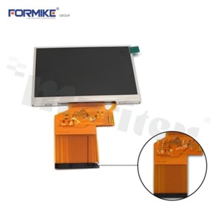 Wyświetlacz TFT; LCD 3.45"; 320xRGBx240 pikseli; cyfrowy; podświetlenie białe LED; jasność 250 cd/m2; kontrast 400:1;