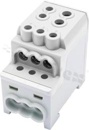 Złączka na szyne DIN; blok rozdzielczy dystrybucyjny;szary; jednobiegunowy; 70mm2; Al/Cu;1000V AC;1500 V DC; 170 A