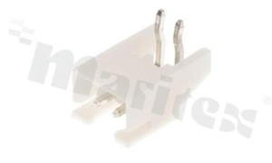 Złącze Kablowe do PCB; w rastrze 2.50mm; 2-stykowe; montaż THT; męskie; poziome; 250V/3A; nóżki krępowane