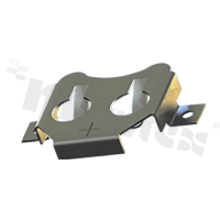 Battery holder; positive; CR1216, BR1220, CL1225, SR1120, D381, 391, 191; cell size 12mm; SMT