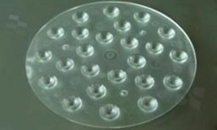 Soczewka do diod LED high power; kąt rozsyłu: 25 stopni FWHM; ilość diod: 24; rozmiar: okrąg 175mm; wysokość: 12.6mm; rodzaj materiału: PMMA; sposób mocowania: śruby