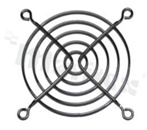 Fan filter; 133.8x133.8mm; metal.