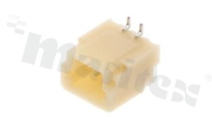 Złącze Kablowe do PCB; w rastrze 1.00mm; 2-stykowe; montaż SMD; męskie; pionowe; 50V/1A