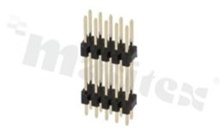 Pin Header; pitch 2.00mm; 2x5 pins; assembly: THT; male; straight; double row 2-level; 6.0/12.4/3.0mm