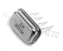 Filtr SAW; 3225; 3.2*2.5mm/4pin; 433.92MHz; 75KHz; -40+85 st.C