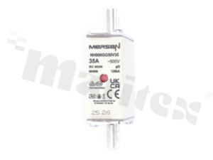 Bezpiecznik NH000, gG, 500VAC/250VDC, 35A, podwójny wskaźnik