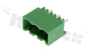 Listwa zaciskowa rozłączalna; w rastrze 5.00mm; 3-torowa; męska; pionowa; zabudowana; UL 300V/15A; TUV:320V/20A