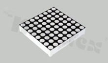 DotmAtrix LED Display LTM-1988RU-AMBW; red ultra-bright; 1.9" (48x48mm); 8x8; E/black; diffus; CA; RoHS /32pcs
