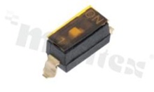 DIP Switch, 2 poles, SMD, pitch 2.54mm