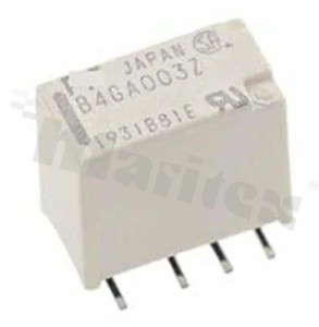 Przekaźnik elektromagnetyczny; prąd znamionowy 2A; napięcie cewki 3V DC; podwójny styk przełączny (DPDT); moc cewki 140mW; 1A/30V DC; 1A/125V AC; montaż: SMT